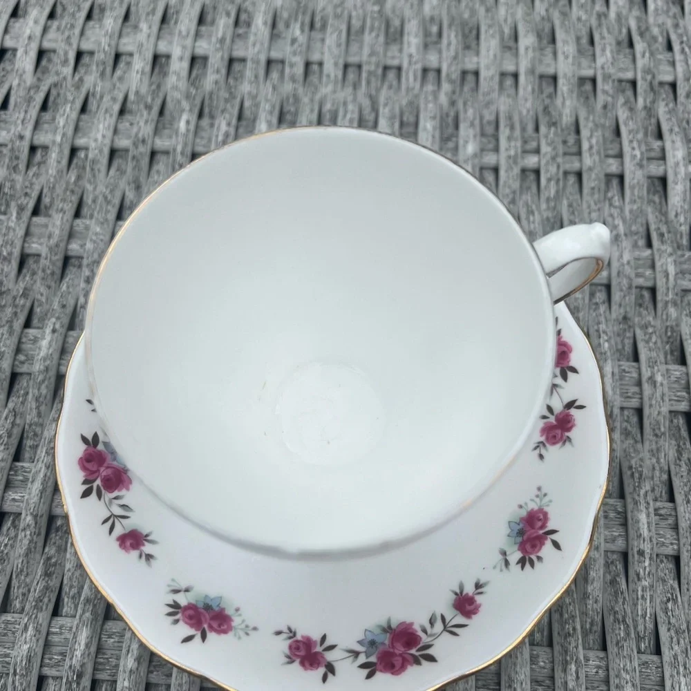 Vintage Queen Anne Teacup and Saucer Set